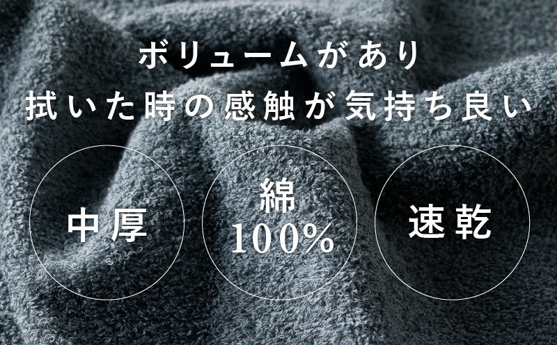 大阪府泉佐野市のふるさと納税 コンパクトバスタオル 6枚 シックグレー【速乾 中厚 ロングヘア—にも最適 泉州タオル 国内製造 国産 吸水 普段使い シンプル 日用品 家族 ファミリー】 010B962