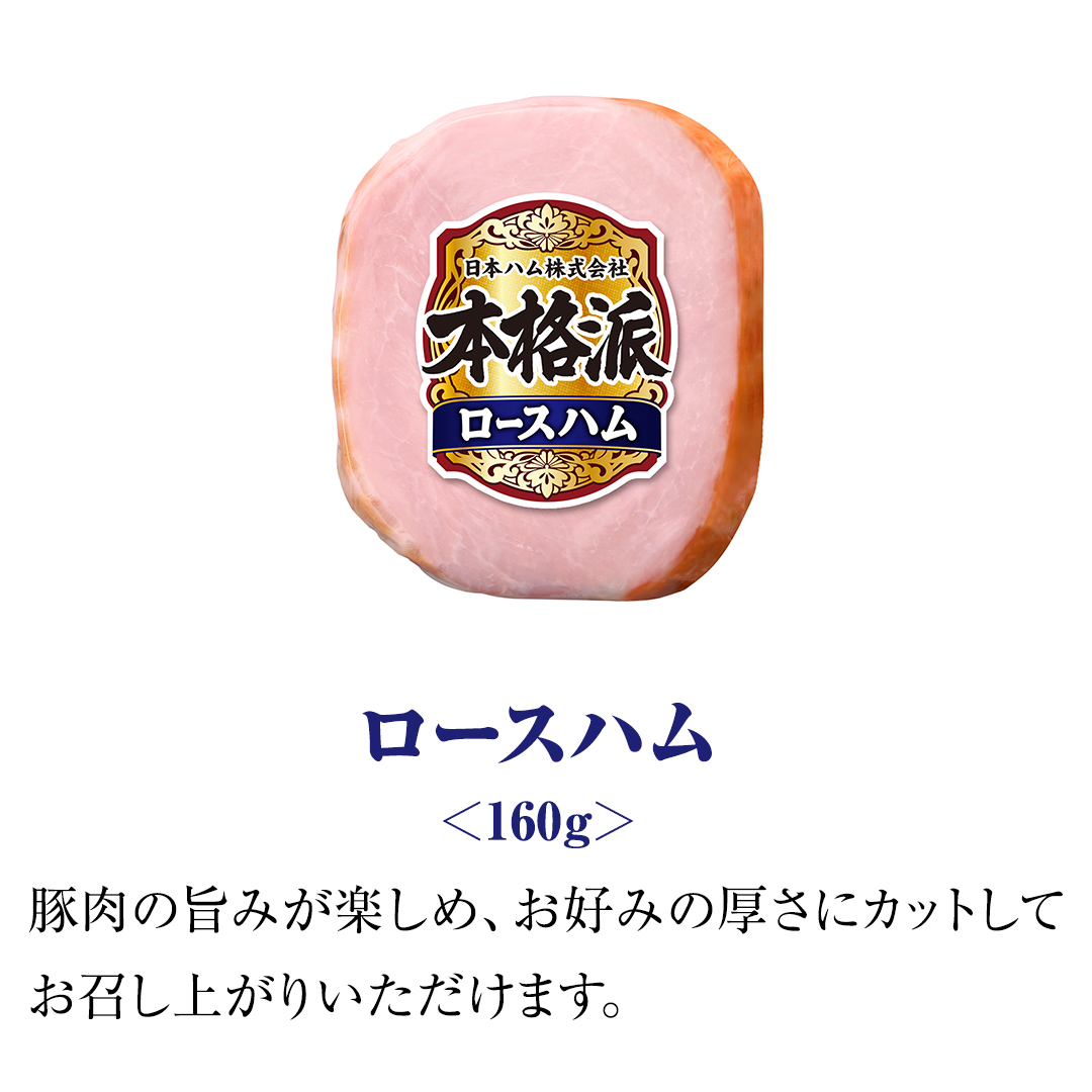茨城県筑西市のふるさと納税 日本ハム 筑西工場 本格派 ギフトセットB 肉 にく 贈答 ギフト 詰め合わせ ハム ソーセージ ウィンナー 生ハム 焼豚 [AA081ci]