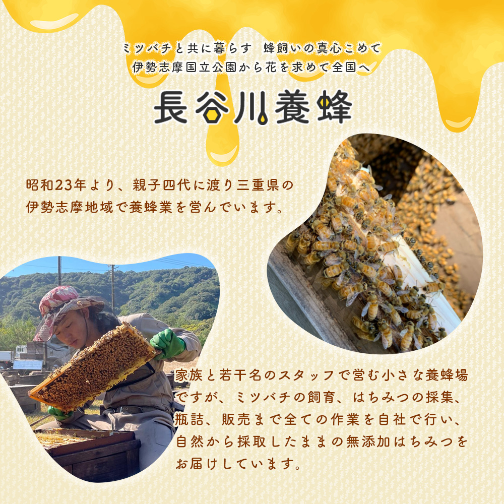 三重県南伊勢町のふるさと納税 国産 はちみつ 百花蜜 420g 長谷川養蜂 希少 ハチミツ 蜂蜜 ハニー honey 純粋はちみつ 養蜂 純はちみつ 天然はちみつ 蜜 ヨーグルト 朝食 瓶 防災 備蓄 保存食 三重県 南伊勢町 伊勢 志摩 8000円 8千円
