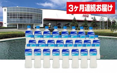 ふるさと納税 【定期便】白山水流天然水500ml・24本入×6回（毎月