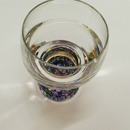 本漆・螺鈿ボヘミアグラス（60ml） 大正２年創業・老舗仏壇店の技術