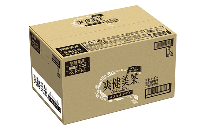 熊本県錦町のふるさと納税 【定期便3回】爽健美茶 600ml 1ケース