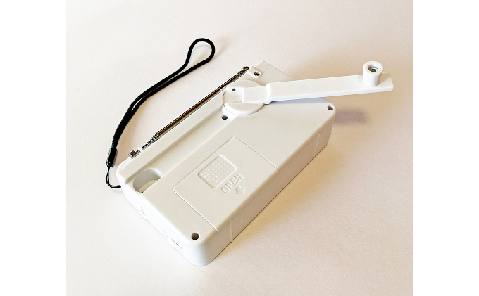 小型ラジオ 防災 LEDライト サイレン 携帯充電 KR-005AWFICR|株式会社　ケンコー・トキナー