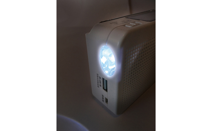 小型ラジオ 防災 LEDライト サイレン 携帯充電 KR-005AWFICR / 埼玉県日高市 | セゾンのふるさと納税