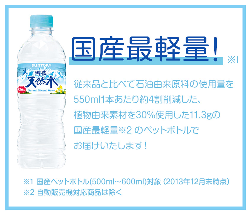 サントリー熊本工場製造 阿蘇の天然水 550mlペット 550ml 24本 22年1月中旬 2月末頃より順次出荷 土日祝除く 熊本県御船町 熊本県御船町 セゾンのふるさと納税