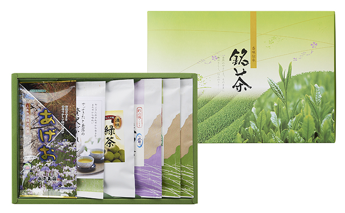 埼玉県上尾市のふるさと納税 「銘茶4種」「緑茶まめ」詰合せ