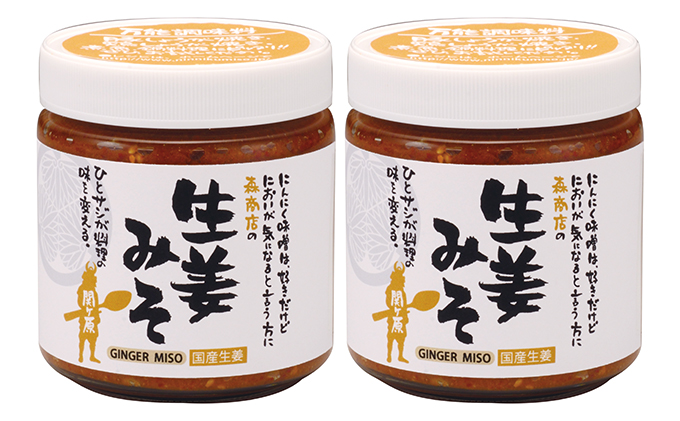 【岐阜県関ケ原町】生姜味噌2本セット