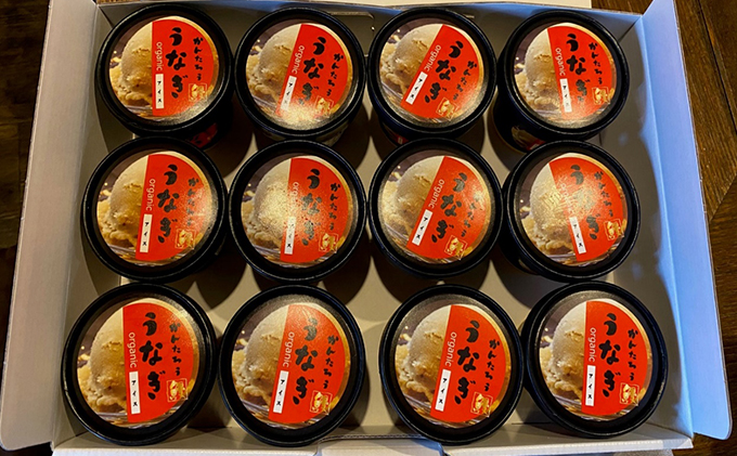 静岡県浜松市のふるさと納税 鰻のかんたろうのオーガニックうなぎアイス 100ml×12個入り【配送不可：離島】
