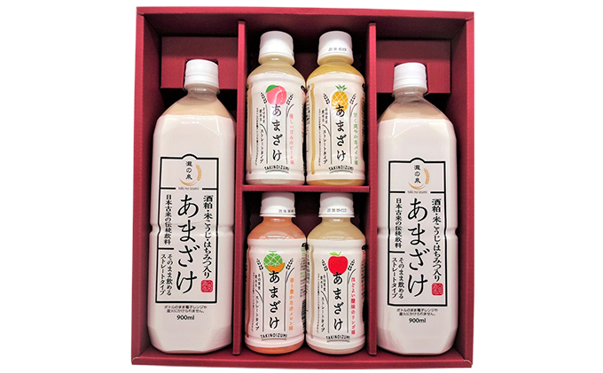 まっちゃん　古酒4本セット 酒粕屋さんのフルーツ甘酒セット（6本入り） [あまざけ 果物