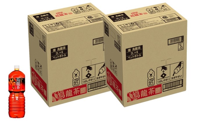 熊本県錦町のふるさと納税 煌 烏龍茶2L PET　6本×2ケース