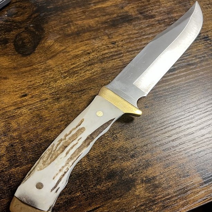 1036．弟子屈町産鹿角ナイフ（大） / 北海道弟子屈町 | セゾンの