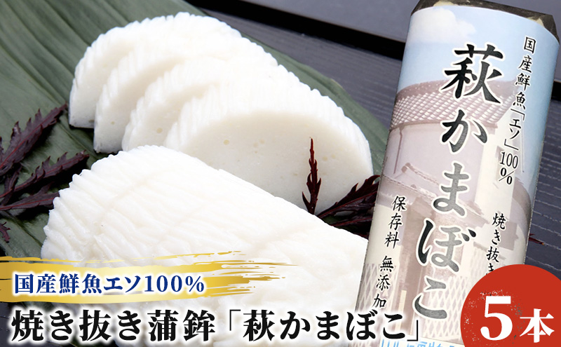国産鮮魚エソ100 保存料無添加かまぼこ 焼き抜き蒲鉾 萩かまぼこ 5本 山口県萩市 セゾンのふるさと納税 国産鮮魚エソ100 保存料無添加かまぼこ 焼き抜き蒲鉾 萩かまぼこ 5本 山口県萩市 セゾンのふるさと納税