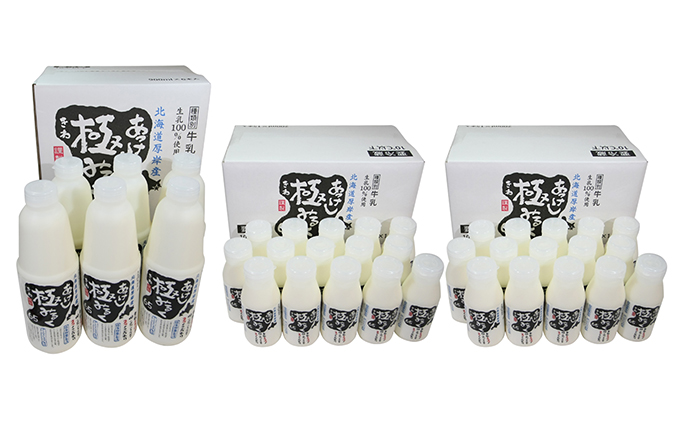 北海道厚岸町のふるさと納税 北海道 厚岸産 牛乳 あっけし極みるく65 たっぷり詰め合わせセット 牛乳 ミルク