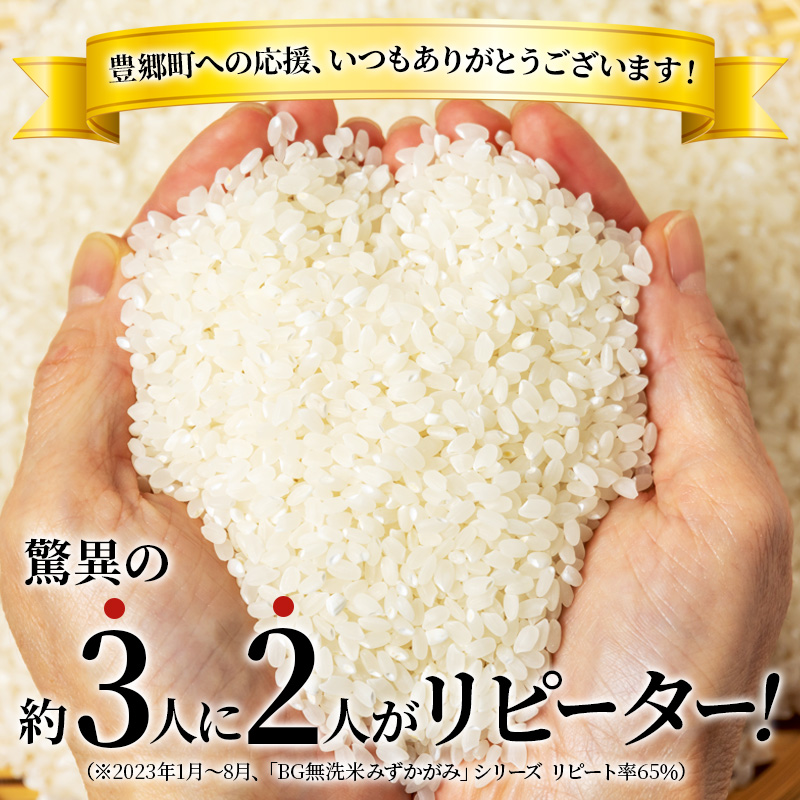 米 定期便 10ヶ月 みずかがみ BG無洗米 5kg 令和5年 ふるさと応援特別