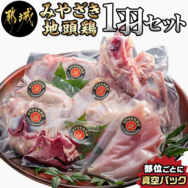 みやざき地頭鶏1羽セット_MJ-E602 / 宮崎県都城市 | セゾンのふるさと納税