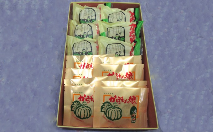 北海道佐呂間町のふるさと納税 佐呂間銘菓「かぼちゃっ娘」8個「かぼちゃの里」6個セット