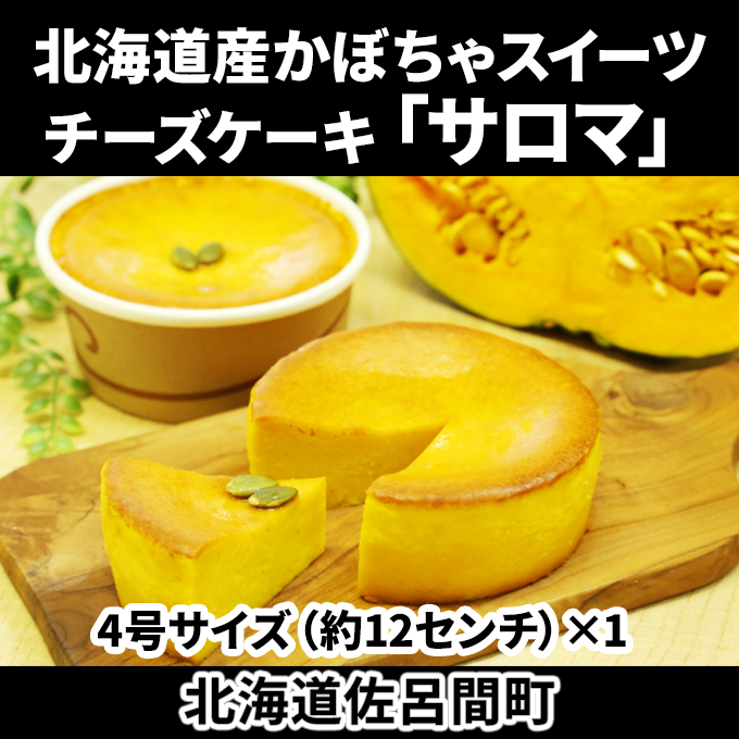 北海道佐呂間町のふるさと納税 北海道産かぼちゃスイーツ チーズケーキ「サロマ」