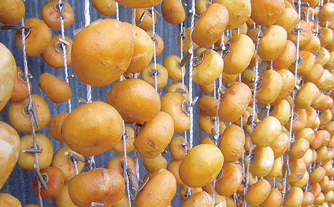 長野県生坂村のふるさと納税 犀川の霧で育てた　干し柿　（約200g×10パック）