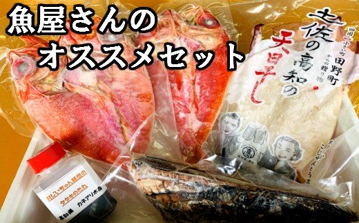 高知県田野町のふるさと納税 魚屋さんのオススメセット