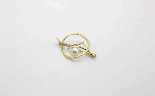 【三重県鳥羽市】Q-62あこや真珠ブローチ