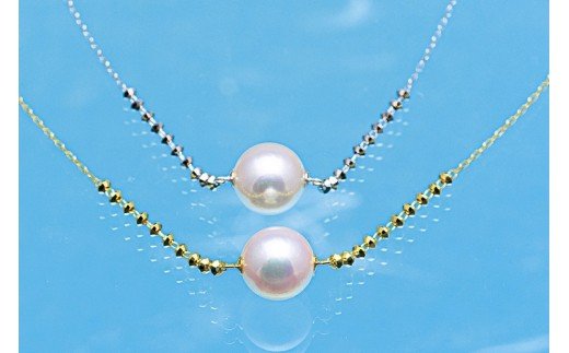 【三重県鳥羽市】P-5あこや真珠 1粒ペンダントネックレス