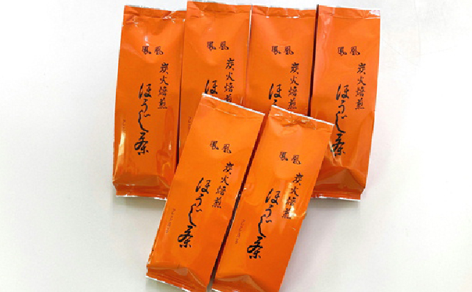 静岡県袋井市のふるさと納税 炭火焙煎 ほうじ茶 鳳凰 100g×6袋