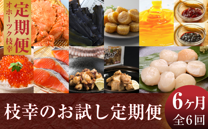 オホーツク枝幸のお試し6ヶ月定期便|枝幸町事業者