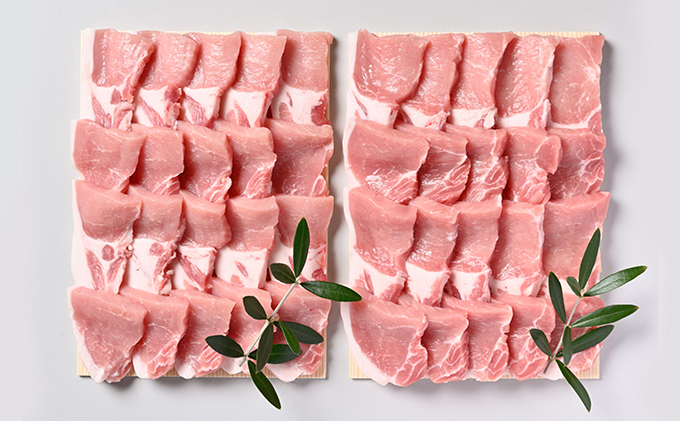 香川県東かがわ市のふるさと納税 豚肉 オリーブ豚ロース焼肉用 1200g（600g×2）