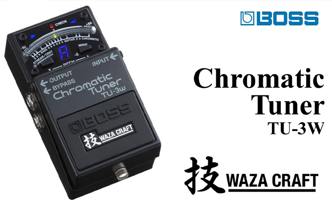 静岡県浜松市のふるさと納税 【Boss】WAZA-CRAFT TU-3W Chromatic Tuner【配送不可：離島】