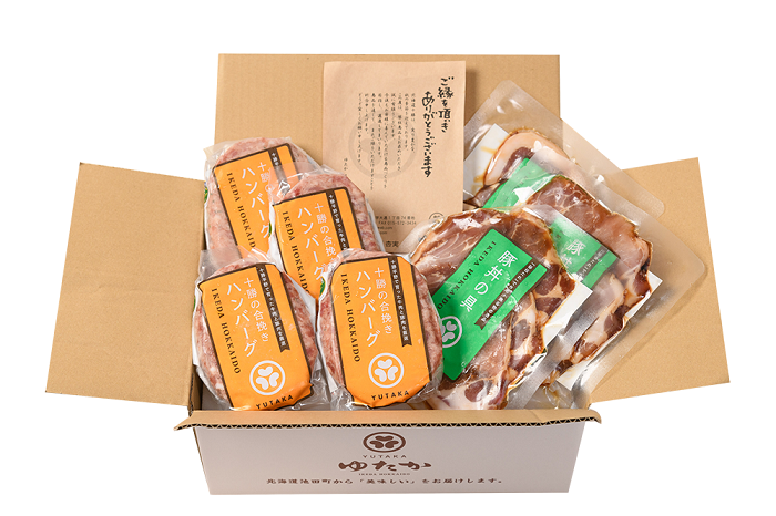 北海道 十勝名物!豚丼の具3個と十勝合挽きハンバーグ4個【A041-9】 北海道池田町 セゾンのふるさと納税