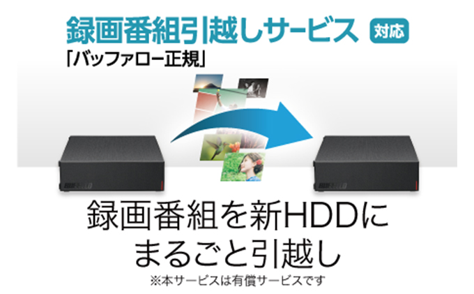 PC周辺機器バッファロー　外付けハードディスク　2TB パソコン&テレビ録画用