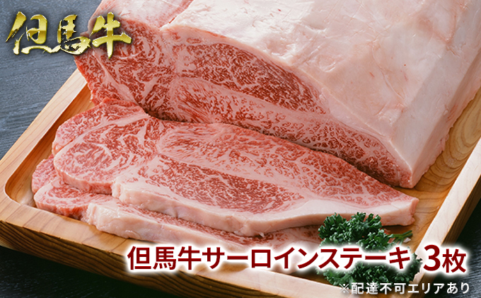 【兵庫県福崎町】但馬牛 サーロイン ステーキ 200g×3枚 計600g 牛肉 国産牛 和牛 BBQ バーベキュー アウトドア お祝い