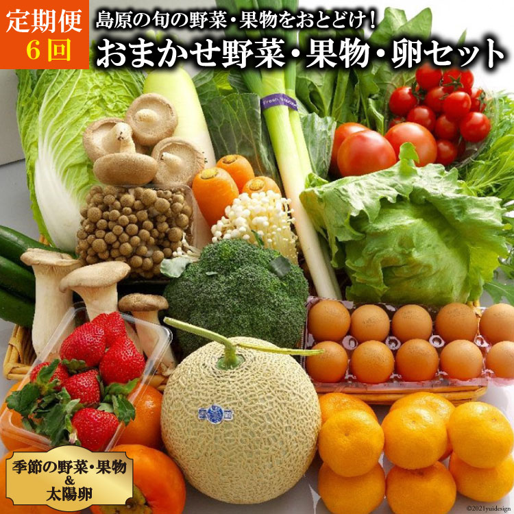 AF058【定期便】【6回】島原の旬の野菜