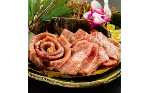 【北海道紋別市】25-73 紋別名物 流氷昆布締め和牛三角バラカルビ 500g