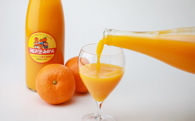 静岡県浜松市のふるさと納税 マルマみかんストレート果汁100％ジュース　720ml×2本