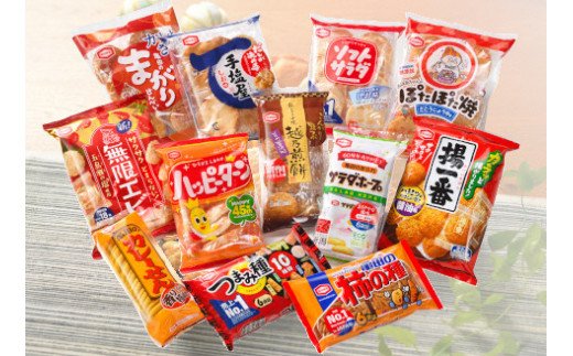 新潟県阿賀野市のふるさと納税 亀田製菓 米菓詰め合わせセット 2A06008