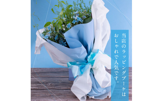 先行予約 芸西村特産ブルースター花束 約45本程度の花束 高知県芸西村 セゾンのふるさと納税