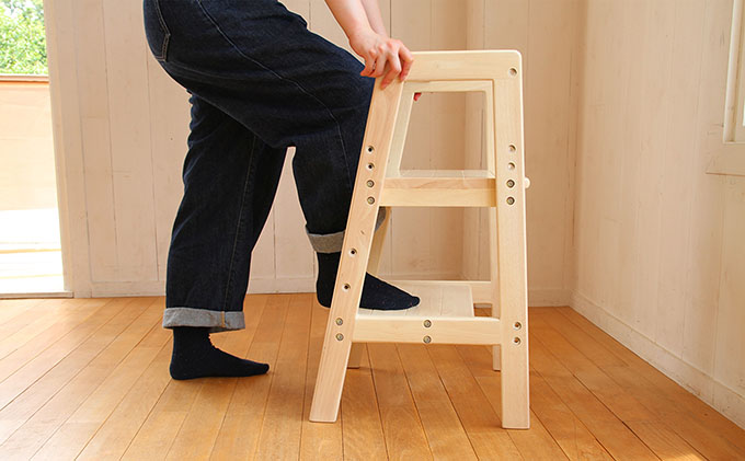 Kids High Chair -stair- (ナチュラル)（兵庫県加西市） ふるさと納税サイト「ふるさとプレミアム」