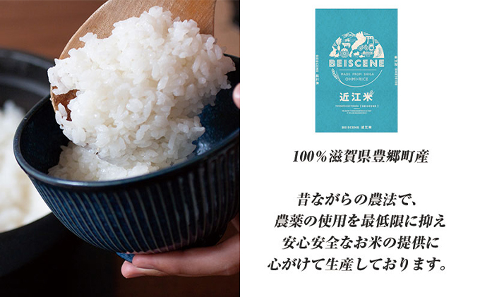 滋賀県豊郷町のふるさと納税 【定期便】令和7年産新米 5kg×5ヶ月 近江米 コシヒカリ 無洗米 米 滋賀県豊郷町産 お米 こめ コメ おこめ 白米 5回 お楽しみ
