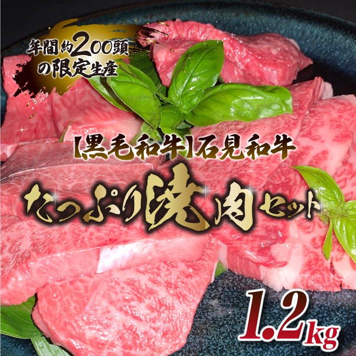 ふるさと納税 島根県 邑南町 石見和牛たっぷり焼肉セット1.2kg 通販