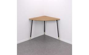 【＆FREL】FS コーナーテーブル 天板 メラミン ミディアムオーク 幅99cm 奥行67cm 高さ72cm インテリア 家具 おしゃれ シンプル 机 角にフィット コーナー用テーブル 省スペース 作業台 スタイリッシュ 耐久性 ※離島への配送不可