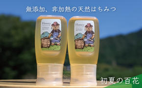 【先行予約 2025年6月20日より発送】合計600g 天然蜂蜜 国産蜂蜜 非加熱 生はちみつ 岐阜県 美濃市産 初夏 (蜂蜜300g入りピタッとボトル2本セット)B10 深田養蜂のハチミツ