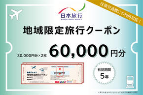 北海道倶知安町　日本旅行　地域限定旅行クーポン60,000円分 ツアー 宿泊 旅行 交通 5年 トラベル 宿泊券 チケット スキー スノボ 旅行券 観光 北海道 旅行 ニセコ 倶知安町 