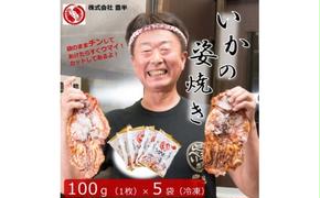 豊半の「いか姿焼き」 100g×5袋(カット済み)ビールのおつまみにも