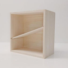 KIDS BOX 専用スリーブ付き　スニーカー シューズボックス シューズケース 靴 靴箱 インテリア 天然木 木製 収納 ディスプレイ 子供用 キッズ ファーストシューズ