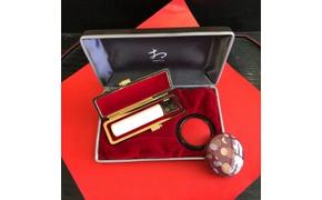 象牙印鑑（赤） 雑貨 日用品 