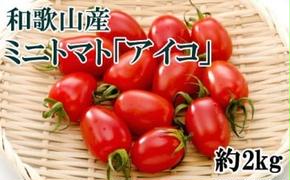 【2025年1月出荷分】和歌山産ミニトマト「アイコトマト」約2kg（S・Mサイズおまかせ）※北海道、沖縄、離島への配送不可 ※2025年1月中旬～1月下旬頃に順次発送予定