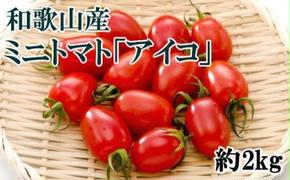 【2025年2月出荷分】和歌山産ミニトマト「アイコトマト」約2kg（S・Mサイズおまかせ）※北海道、沖縄、離島への配送不可 ※2025年2月上旬～2月下旬頃に順次発送予定