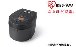 炊飯器 3合 アイリスオーヤマ IHジャー RC-IL30-B ブラック IH炊飯器 炊飯ジャー 銘柄炊き 炊き分け 低温調理 保温 タイマー発酵調理