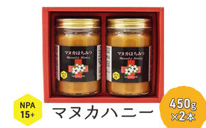 マヌカハニー はちみつ 450g×2本 NPA15+ ハチミツ 蜂蜜 藤井養蜂場